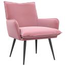 ARDEBO.de - Sessel Rosa Samt