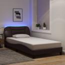 ARDEBO.de - Bettgestell mit LED ohne Matratze 
