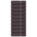 ARDEBO.de - Duschtücher FROGN 10 Stk. Anthrazit 70x140 cm 360 g/m²