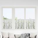 ARDEBO.de - Fensterfolien 2 Stk. Matt Bambus-Muster PVC