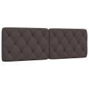 ARDEBO.de - Kopfteil-Kissen Dunkelbraun 160 cm Stoff