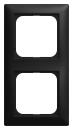 ARDEBO.de - Abdeckrahmen 2-fach balance SI 1722-915 matt schwarz