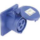 ARDEBO.de - CEE-Anbaudose IP44, 3-polig, 230 V, 6 h, gerade 16 A 75 x 75 mm SiRoX