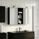 Badezimmerschrank-Set 3 stk. 80 x 10,5 x 50 cm Holzwerkstoff