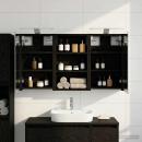 Badezimmerschrank-Set 3 stk. 90 x 10,5 x 50 cm Holzwerkstoff