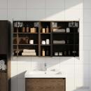 Badezimmerschrank-Set 3 stk. 100 x 10,5 x 60,5 cm Holzwerkstoff