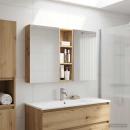 Badezimmerschrank-Set 3 stk. 100 x 10,5 x 60,5 cm Holzwerkstoff