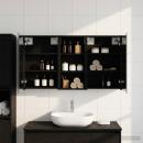 Badezimmerschrank-Set 3 stk. 110 x 10,5 x 60,5 cm Holzwerkstoff