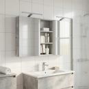 Badezimmerschrank-Set 3 stk. 110 x 10,5 x 60,5 cm Holzwerkstoff