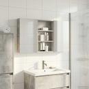 Badezimmerschrank-Set 3 stk. 120 x 10,5 x 60,5 cm Holzwerkstoff