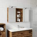 Badezimmerschrank-Set 3 stk. 120 x 10,5 x 60,5 cm Holzwerkstoff