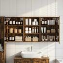 Badezimmerschrank-Set 3 stk. 126 x 16 x 62,5 cm Holzwerkstoff