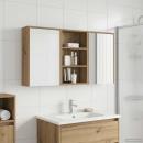 Badezimmerschrank-Set 3 stk. 126 x 16 x 62,5 cm Holzwerkstoff