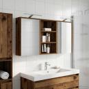 Badezimmerschrank-Set 3 stk. 126 x 16 x 62,5 cm Holzwerkstoff