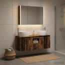 Badezimmerschrank-Set 4 stk. Altholz Holzwerkstoff