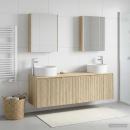 Badezimmerschrank-Set 5 stk. Sonoma-Eiche Holzwerkstoff