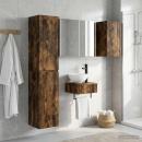 Badezimmermöbel-Set 5 stk. Geräucherte Eiche
