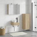 Badezimmerschrank-Set 4 stk. Sonoma-Eiche Holzwerkstoff