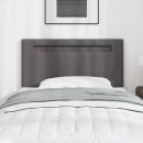 LED Kopfteil Grau 100 cm Kunstleder