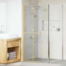 Walk-In Duschwand Gold 70 x 6,5 x 190 cm
