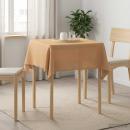 Tischdecke Quadratisch Beige 140 x 140 cm Polyester