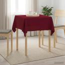 Tischdecke Quadratisch Weinrot 140 x 140 cm Polyester