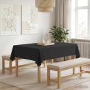 Tischdecke Rechteckig Dunkelgrau 140 x 160 cm Polyester