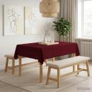 Tischdecke Rechteckig Weinrot 140 x 160 cm Polyester