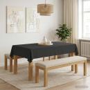 Tischdecke Rechteckig Dunkelgrau 140 x 220 cm Polyester