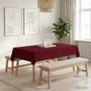 Tischdecke Rechteckig Weinrot 140 x 260 cm Polyester