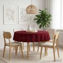 Tischdecke Rund Weinrot Ø 160 cm Polyester