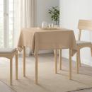 Tischdecke Quadratisch Beige 90 x 90 cm