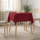 Tischdecke Quadratisch Weinrot 110 x 110 cm