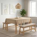 Tischdecke Rechteckig Beige 110 x 140 cm
