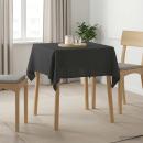 Tischdecke Quadratisch Dunkelgrau 140 x 140 cm