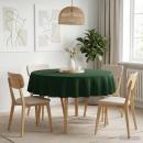 Tischdecke Rund Dunkelgrün Ø 180 cm