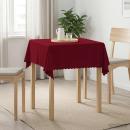 Tischdecke 5 stk. Rechteckig Weinrot 140 x 140 cm