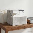 LP Plattenbox Betongrau 37 x 33 x 32 cm Holzwerkstoff