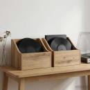LP Plattenbox 2 stk. Artisan-Eiche 37 x 33 x 32 cm