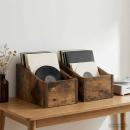 LP Plattenbox 2 stk. Räuchereiche 18 x 32 x 18 cm Holzwerkstoff