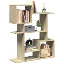 Raumteiler-Bücherregal Sonoma-Eiche 92x29x112 cm Holzwerkstoff