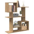 Raumteiler-Bücherregal Artisan-Eiche 92x29x112 cm Holzwerkstoff