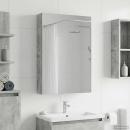 Badezimmerspiegelschrank Beton Grau 40 x 10,5 x 60,5 cm