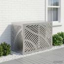 Klimaanlagenabdeckung Silber 100 x 50 x 70 cm Edelstahl