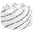 ARDEBO.de - Mehrzweck-Allzweckseil 18 mm 100 m Weiß Polyester
