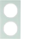 BERKER 10122209 Rahmen 2fach R.3 Glas polarweiß