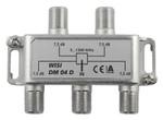 WISI DM 04 D Verteiler 4-fach 7,5 dB 1300MHz