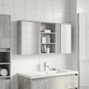 Badezimmerschrank-Set 3 stk. 126 x 16 x 62,5 cm Holzwerkstoff