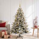 Künstlicher Weihnachtsbaum mit Weihnachtskugel 120 cm 150 LEDs