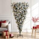 ARDEBO.de - Umgedrehter künstlicher Weihnachtsbaum mit Scharnieren 150 cm